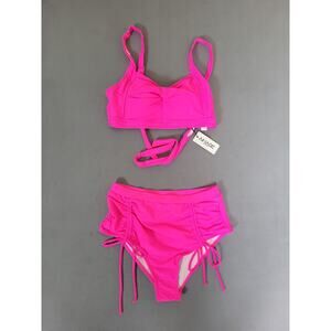 AI'MAGE Womens High Waisted Bikini Sets Two Piece Swimsuit Twist Front Medium